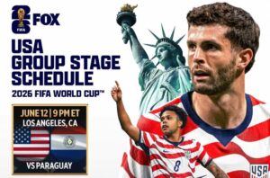 USA World Cup 2026 Group Stage Matches Announced: Dates, Venues, Kick-Off Times & Where to Watch