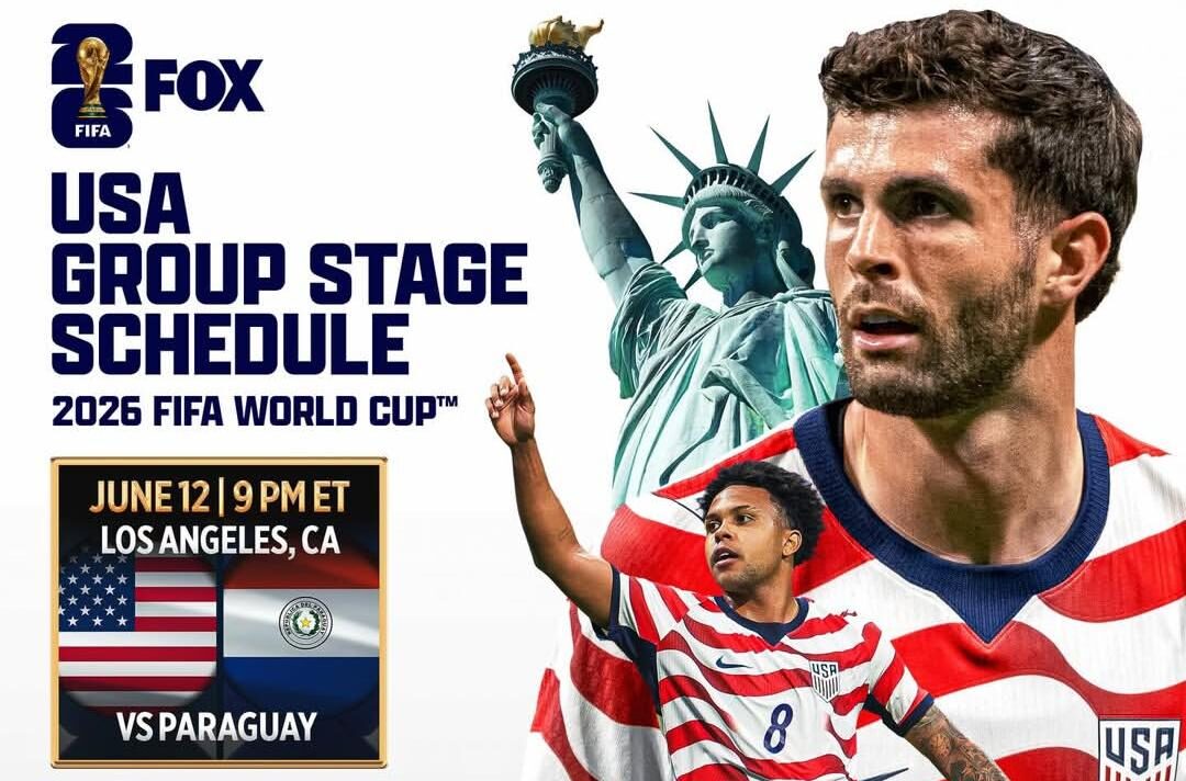 USA World Cup 2026 Group Stage Matches Announced: Dates, Venues, Kick-Off Times & Where to Watch