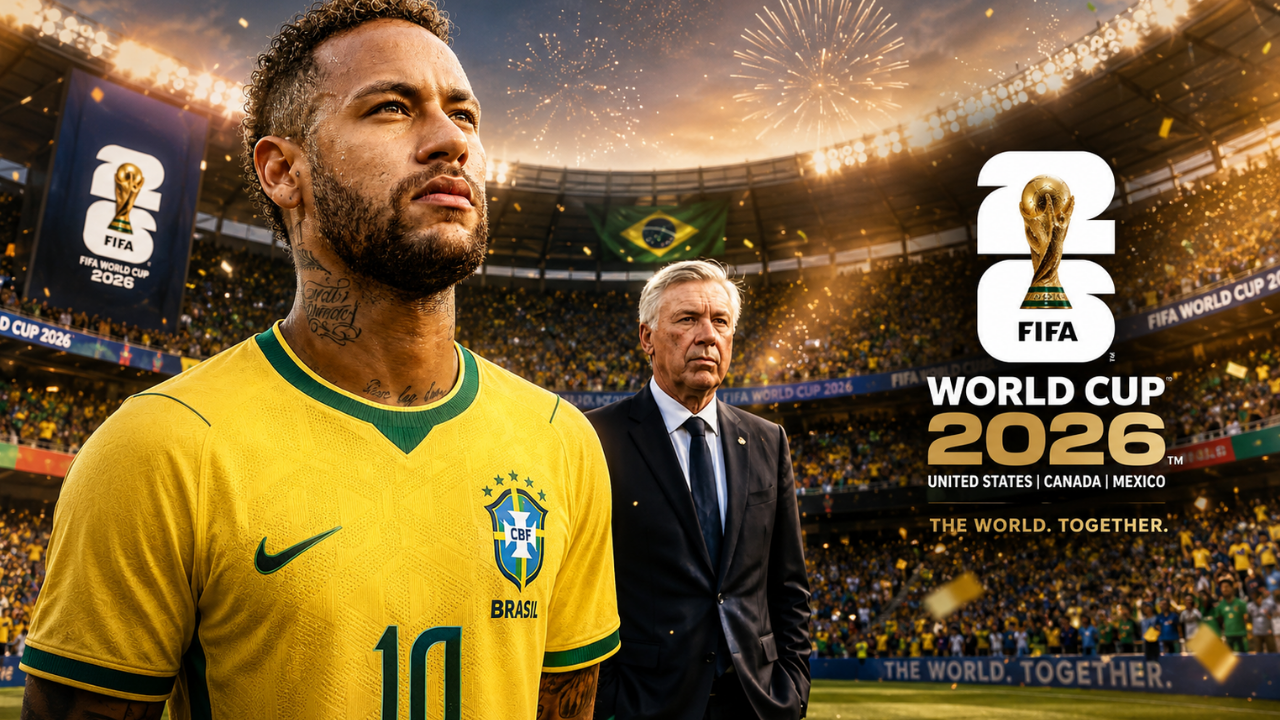 Neymar in Brazil FIFA WORLD CUP 2026 Squad