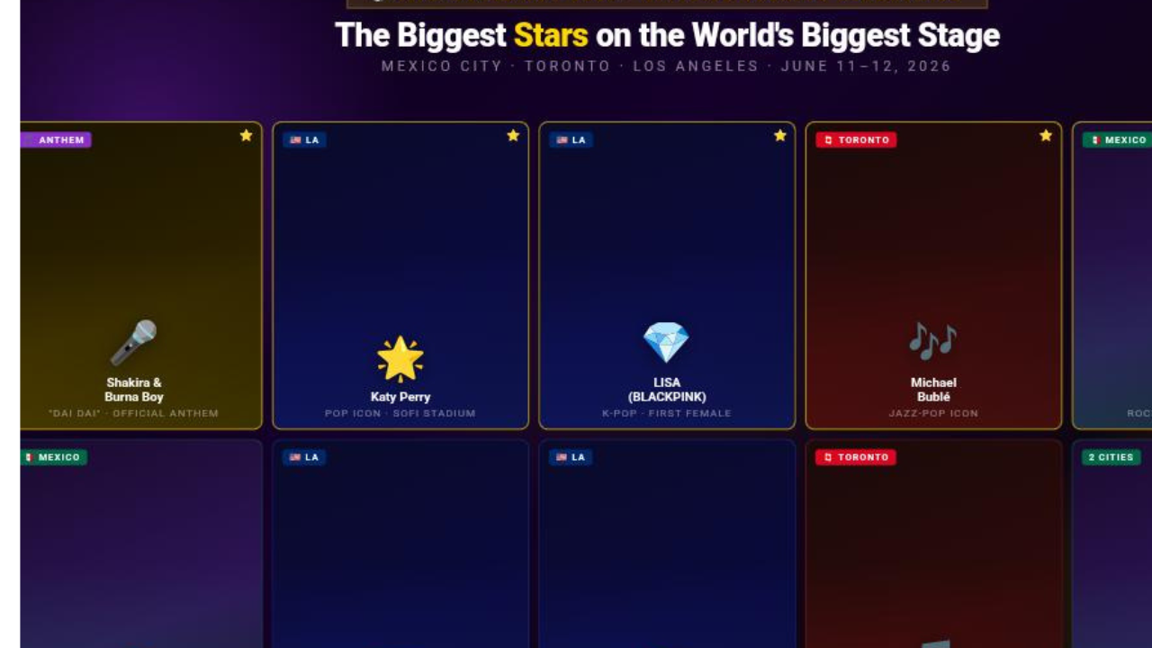 World Cup 2026 Opening Match performers