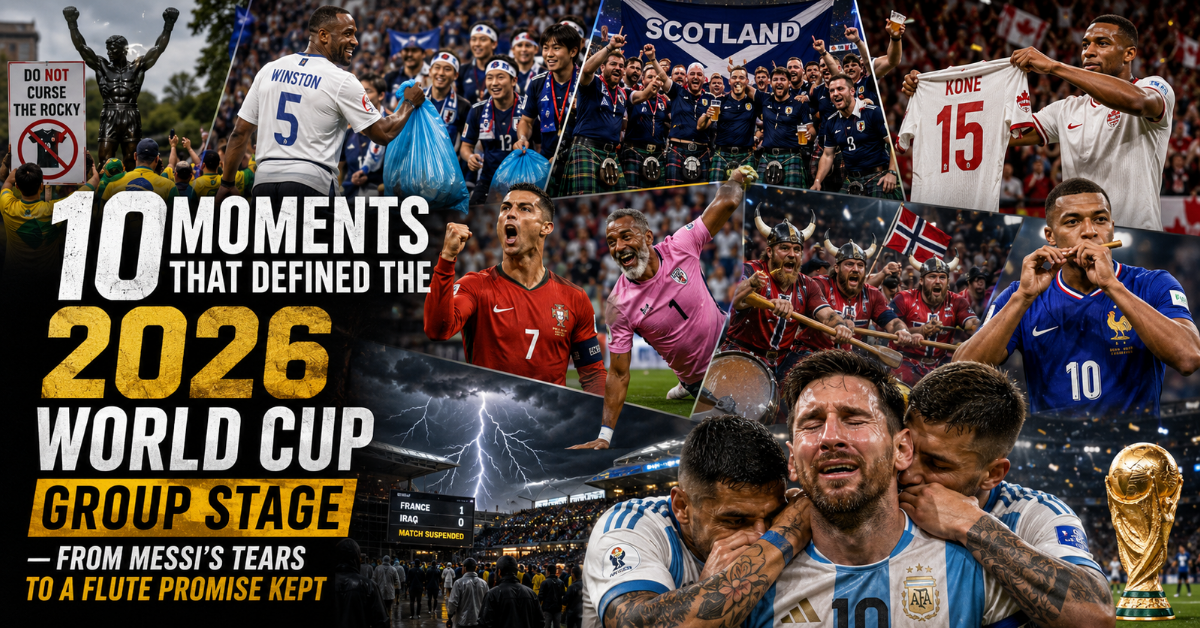 10 Moments That Defined the 2026 World Cup Group Stage — From Messi's Tears to a Flute Promise Kept