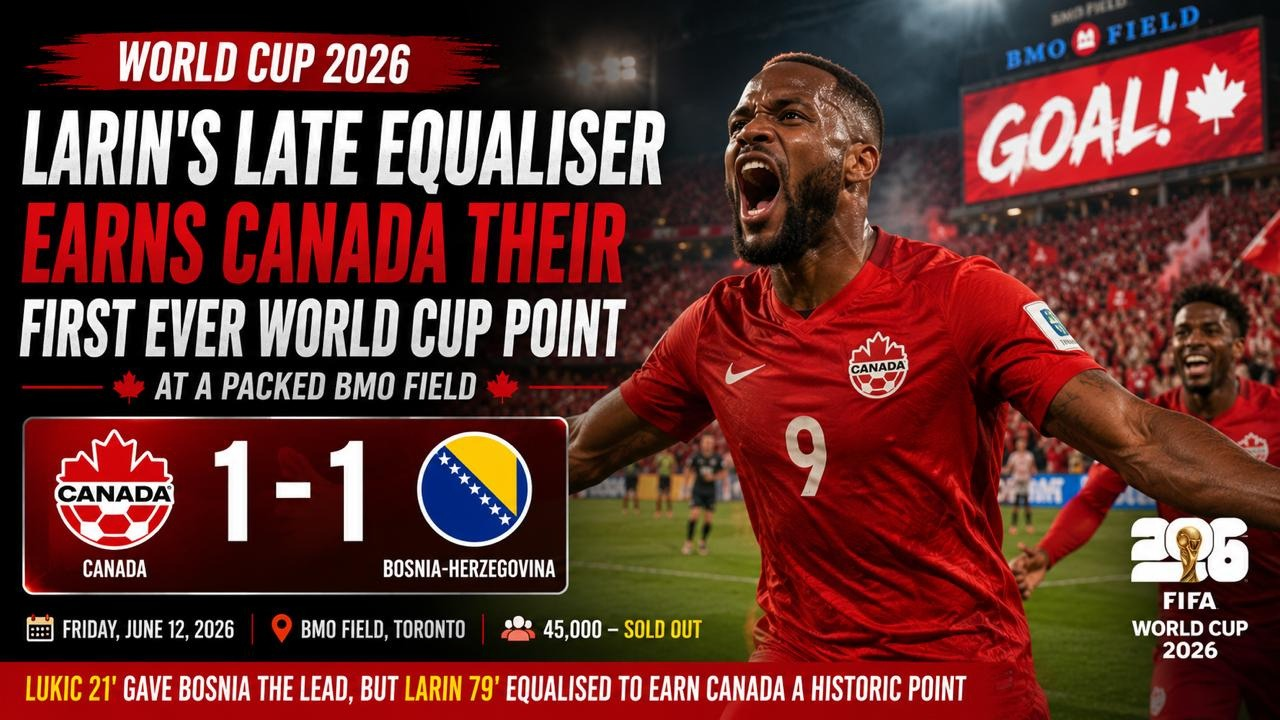 Canada 1-1 Bosnia-Herzegovina